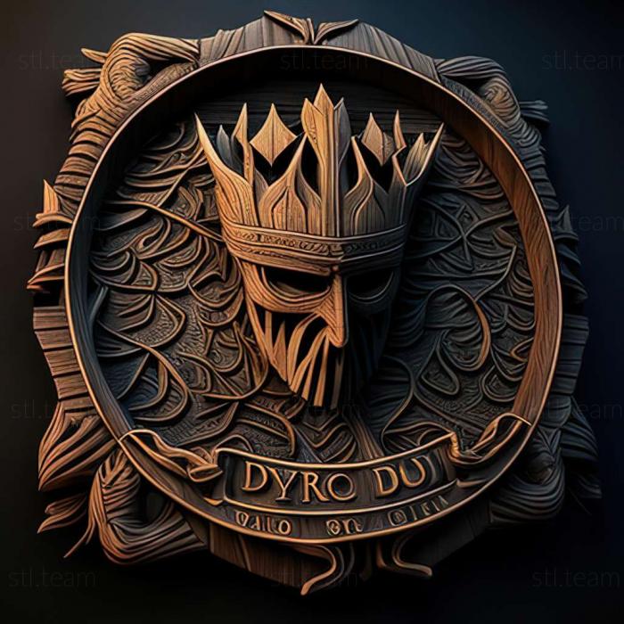 3D model Dark Souls II Crown of the Ivory King game (STL)